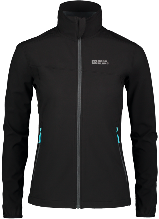 Women's black light softshell jacket ALTER