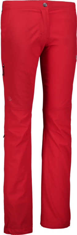 Červené dámske ľahké outdoorové nohavice PLIABLE
