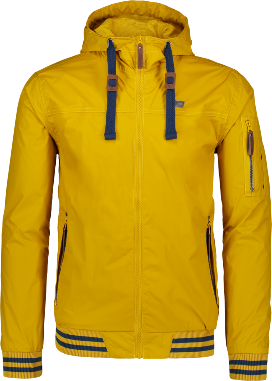 Men's yellow waterproof outdoor jacket OPULENT