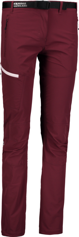 Vínové dámské outdoorové kalhoty UPSCALE