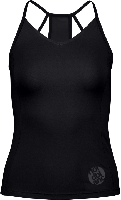 Women's black fitness tank top ENTICE