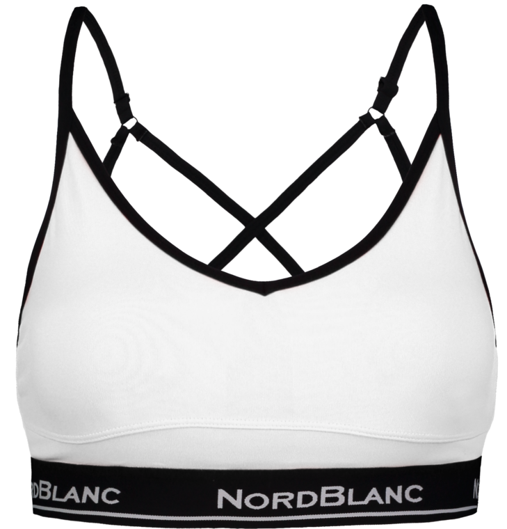 Biela dámska fitness podprsenka RAKISH