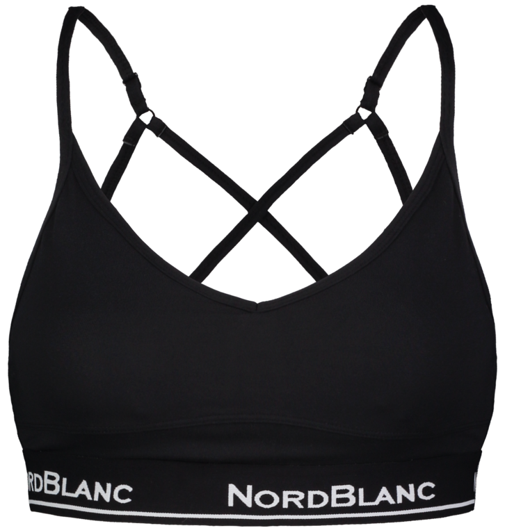 Women's black fitness bra RAKISH