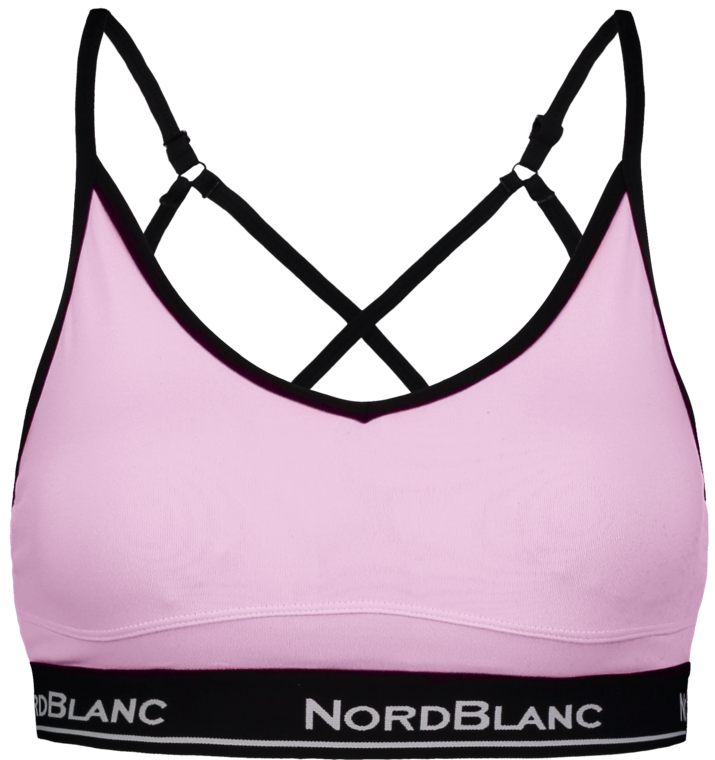 Růžová dámská fitness podprsenka RAKISH