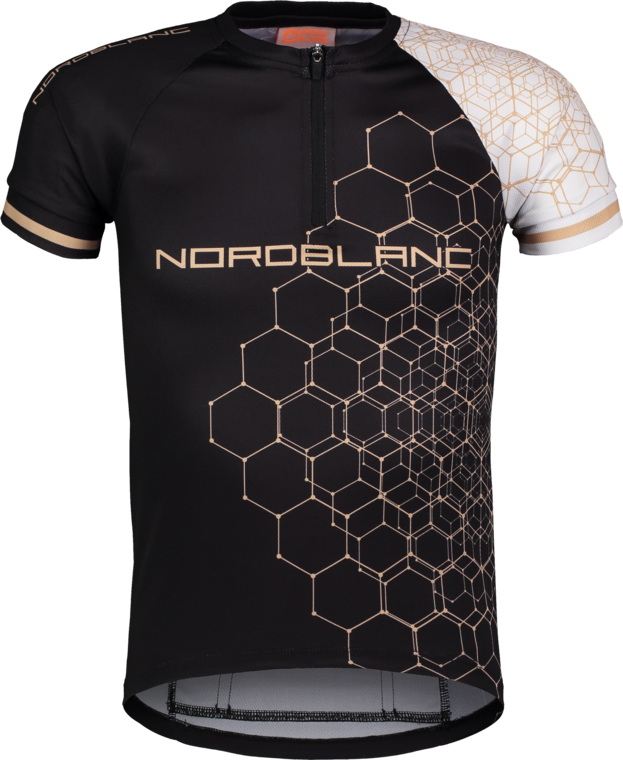 Kid's black bike jersey BOUT