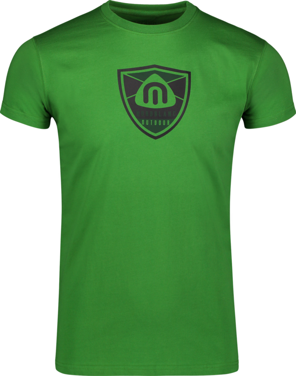 Men's green cotton t-shirt CREST