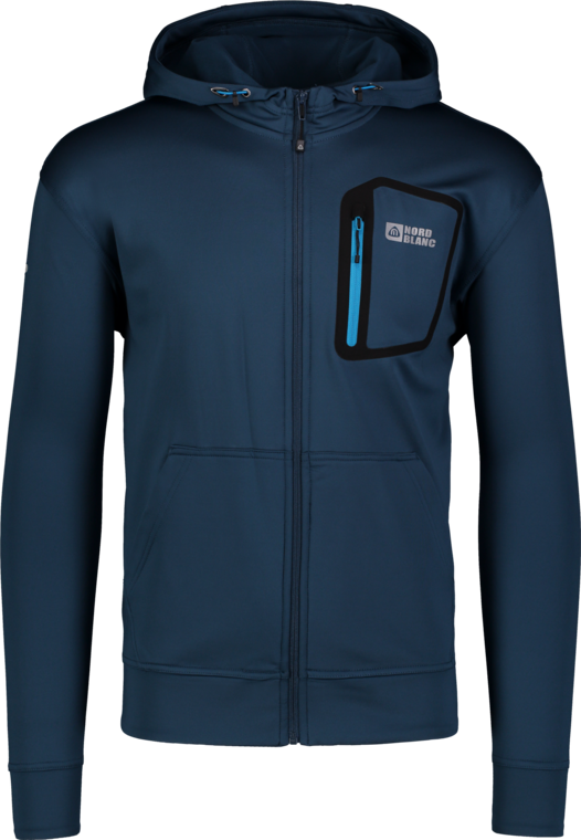 Men's blue power fleece jacket RATE