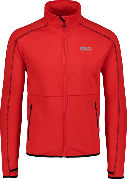 Hanorac din fleece roșu cu tehnologia „Power Fleece” pentru bărbați WORTH