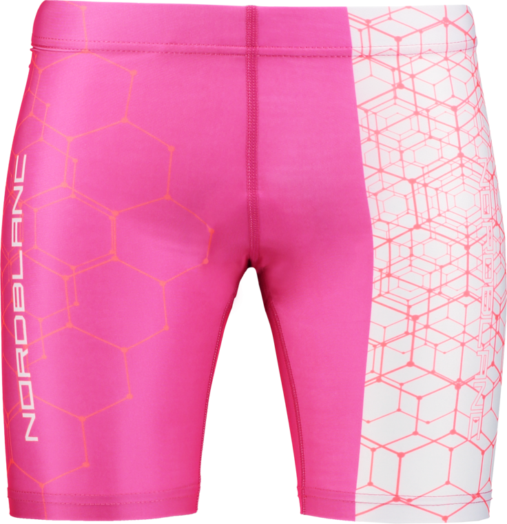 Kinder kurze Fahrradhose pink PEDAL