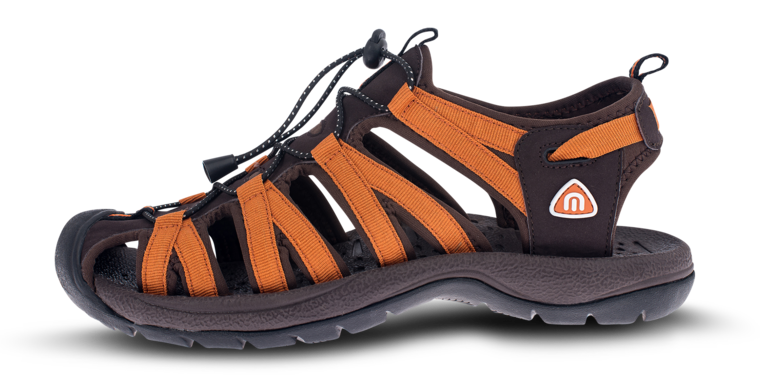 Hnědé pánské outdoorové sandály EXPLORE