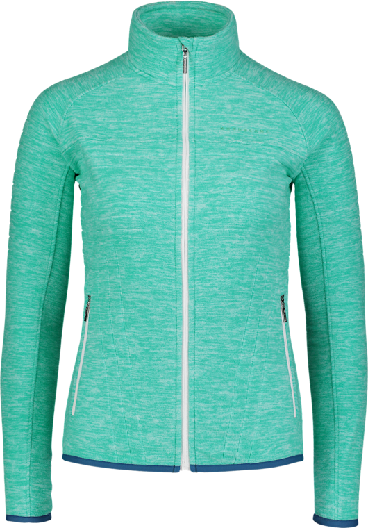Women's green fleece jacket DUTY