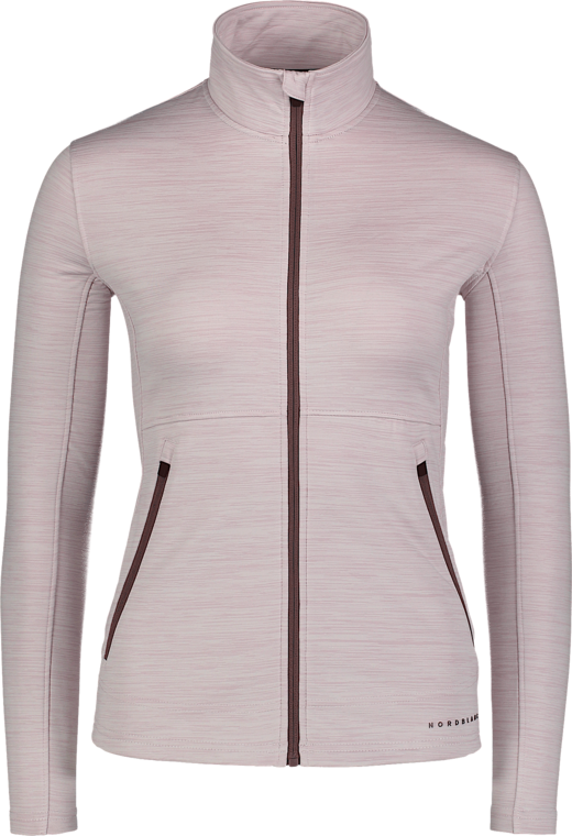 Women's pink power fleece jacket PROCURE