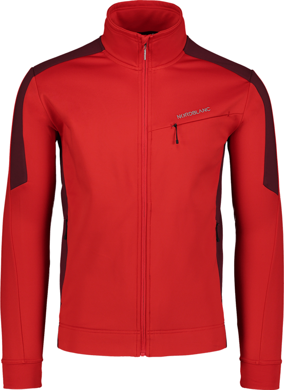 Men's red power fleece jacket CLEAR