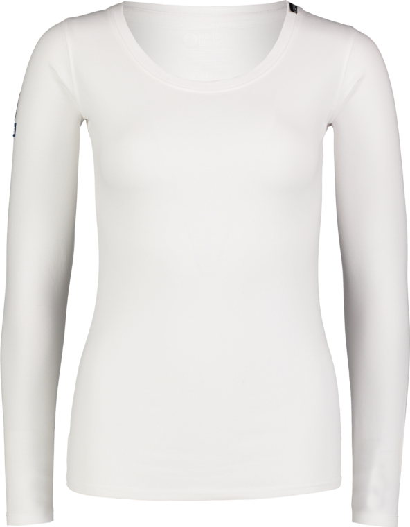 Women's white cotton longsleeve PUNY