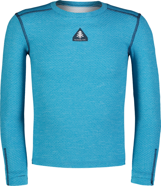 Kid's blue all-year baselayer top TWITCH