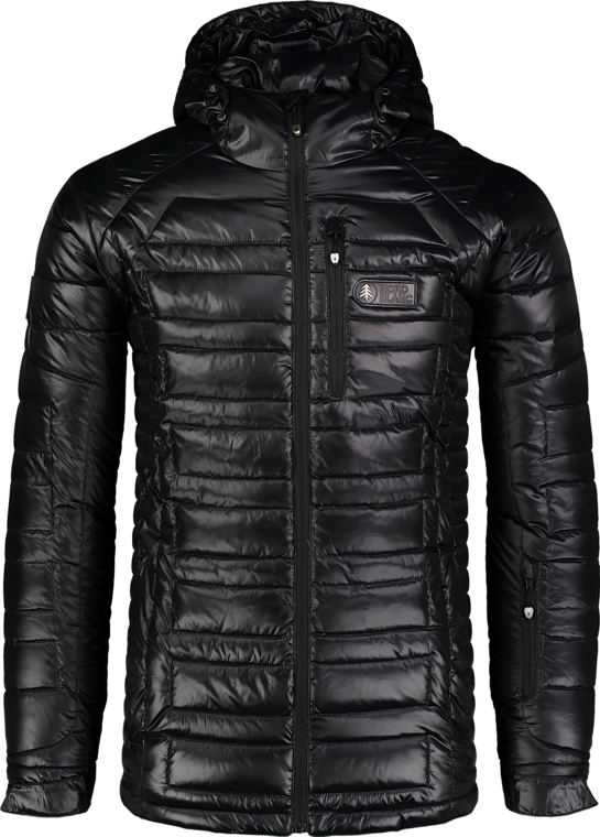 Geacă neagră cu puf pentru bărbați CASE