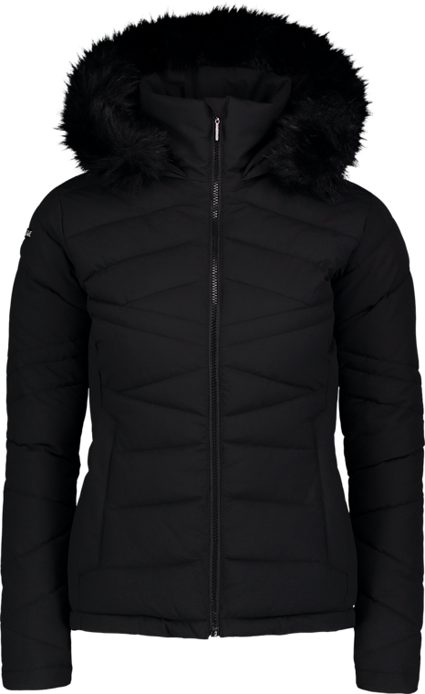 Women's black winter jacket PUCKER