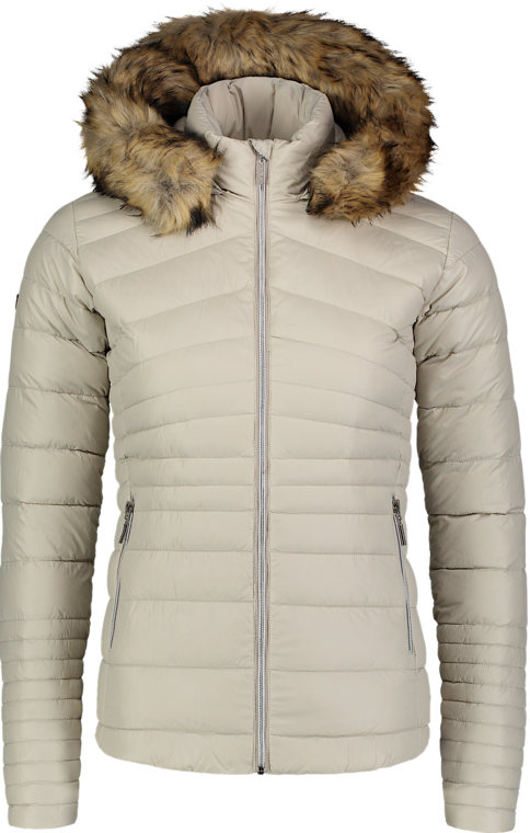 Women's beige down jacket DECOY