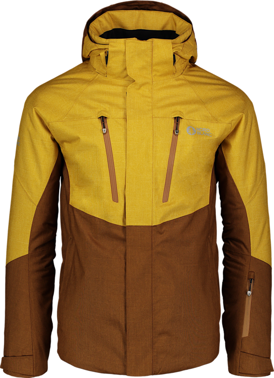 Men's yellow ski jacket SLATE