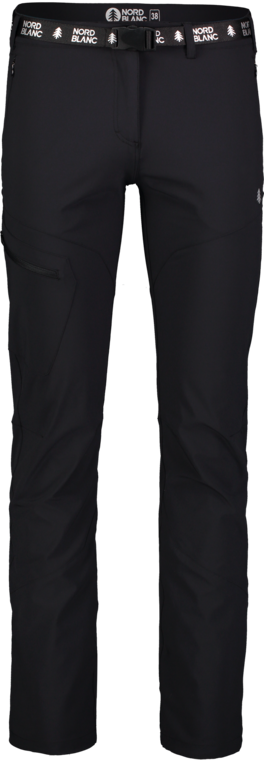 Pantaloni de timp liber negri pentru femei TRAIT