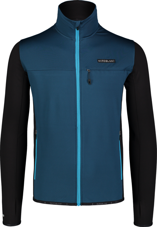 Men's blue power fleece jacket ERUDITE