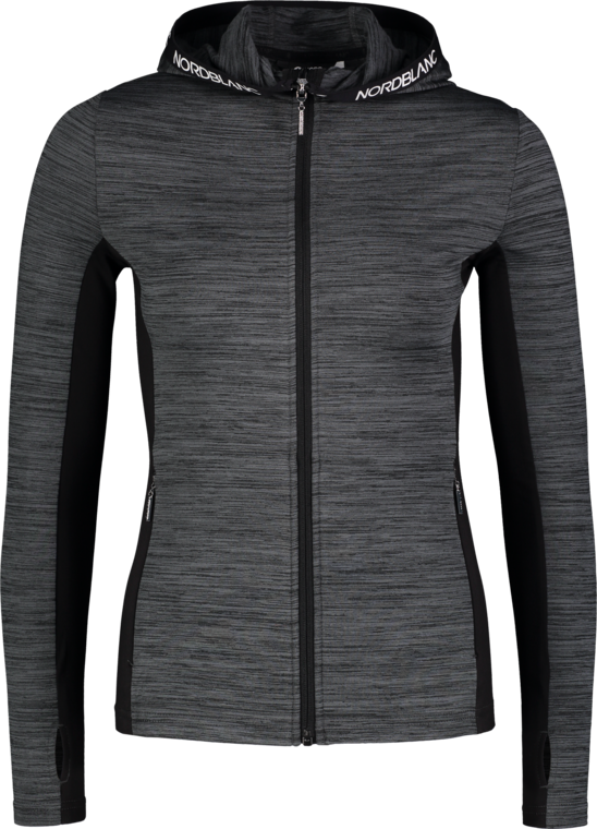 Women's grey power fleece jacket FEAT