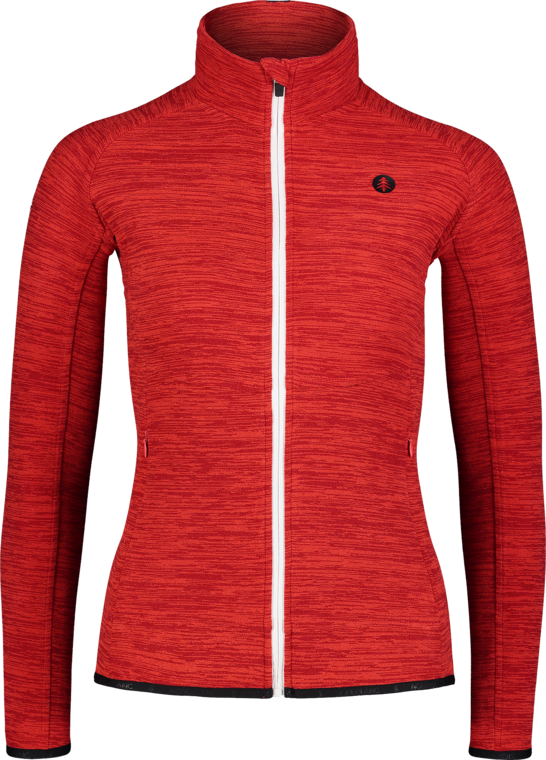 Women's red light fleece jacket FLATTEN