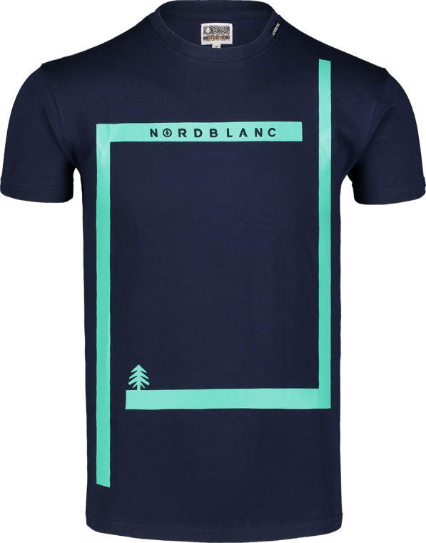 Men's blue cotton t-shirt ENFRAME