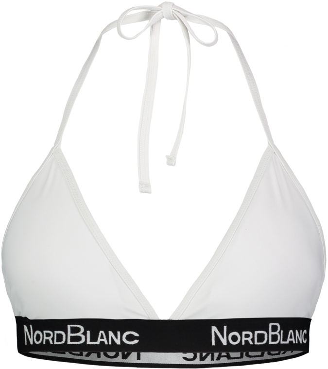 Bílý dámský bikinový top TROPICAL
