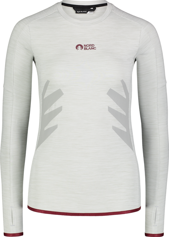 Women's grey functional t-shirt SKILLFUL