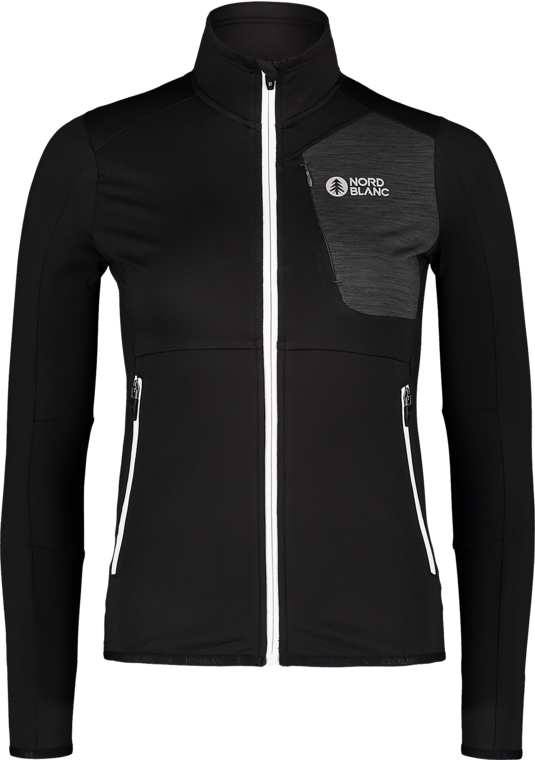 Women's black power fleece jacket ACME