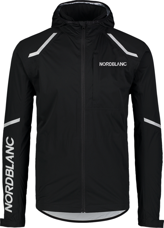 Fekete férfi ultrakönnyű sportdzseki/kabát MECHANISM