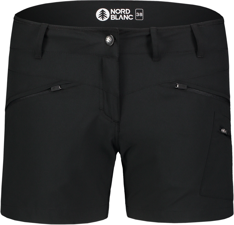 Damen Leichte- Outdoor shorts schwarz SIMPLICITY