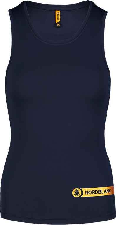 Women's blue functional tank top AERO