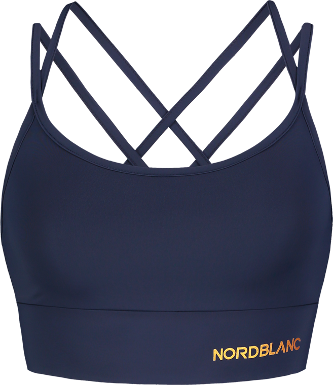 Women's blue fitness bra BREATHE