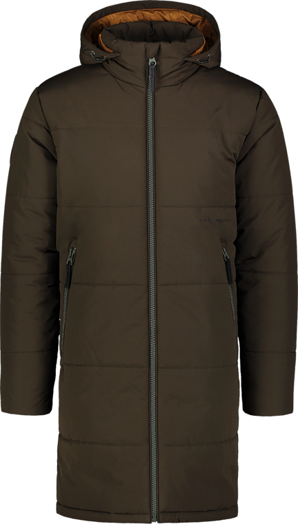 Men's khaki quilted parka UNITY