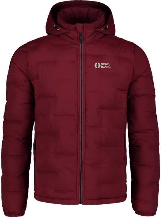 Herren Leichte- Winterjacke weinrot BARK