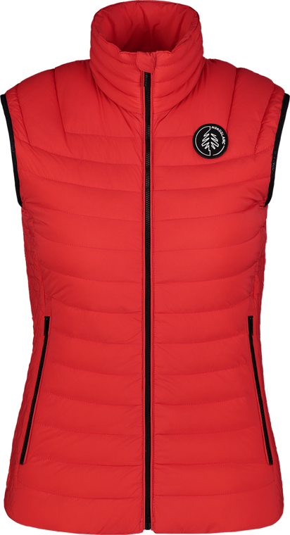 Women's red winter vest TRAMMEL