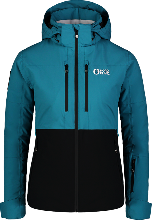 Women's green ski jacket RADIANCE