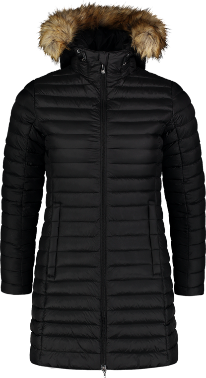 Damen Winterparka schwarz TEDDYBEAR