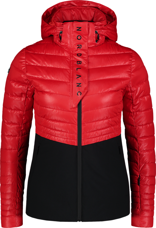 Women's red winter jacket DIVIDUAL
