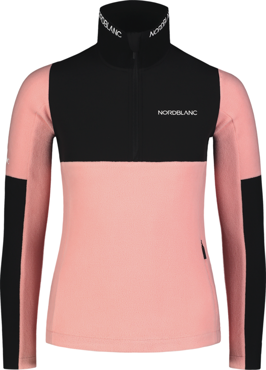 Women's pink light fleece jacket SPRYNESS