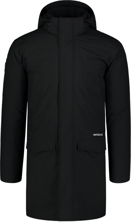 Men's black winter parka LIGHTNING