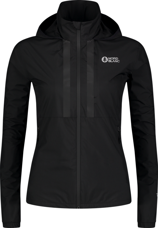 Women's black waterproof sport jacket REPUTABLE