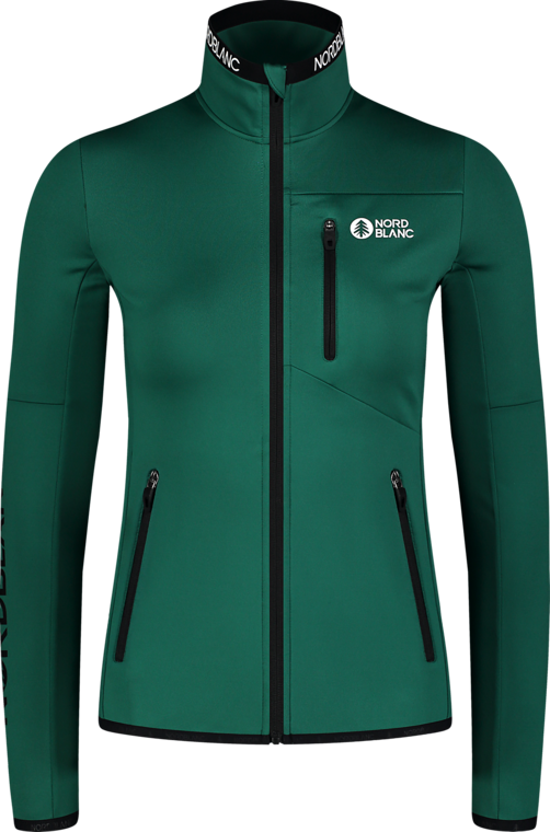 Women's green powerfleece jacket HEATUP