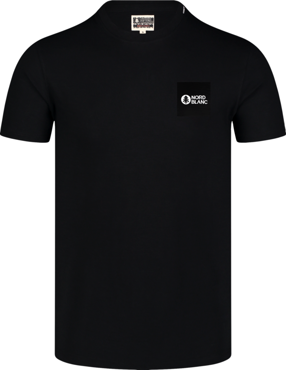 Men's black cotton t-shirt TOKEN