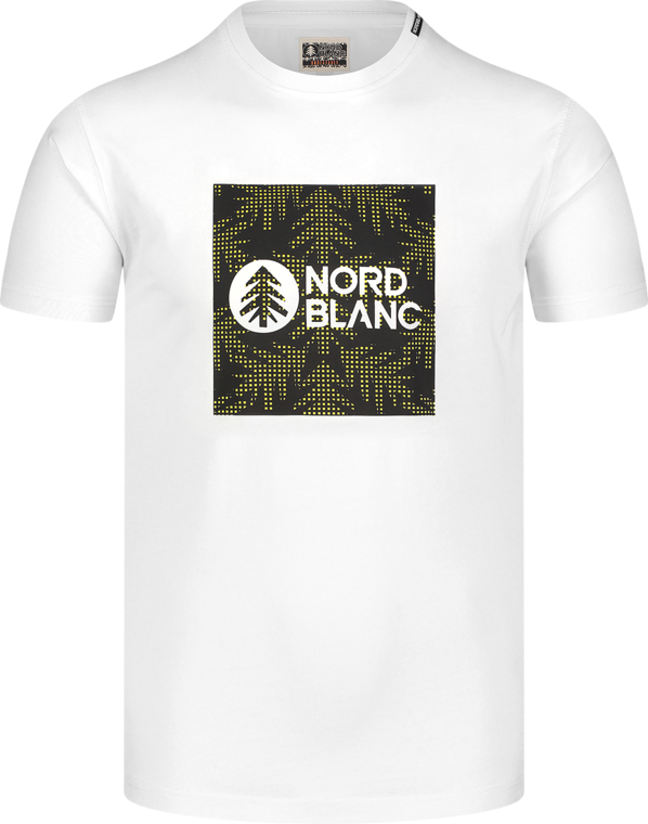 Men's white cotton t-shirt SQUARED