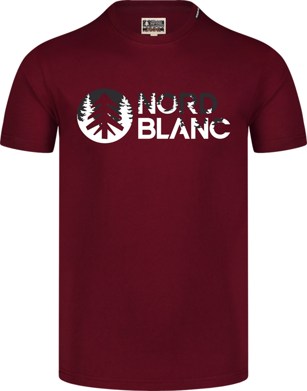 Herren Baumwolle T-Shirt weinrot SHADOWING