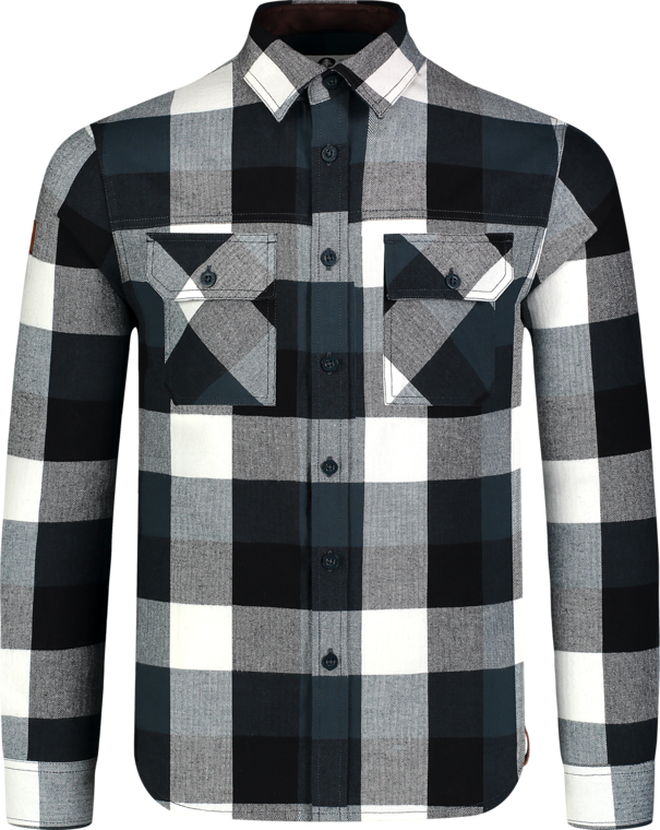 Kék férfi flaneling QUANTUM