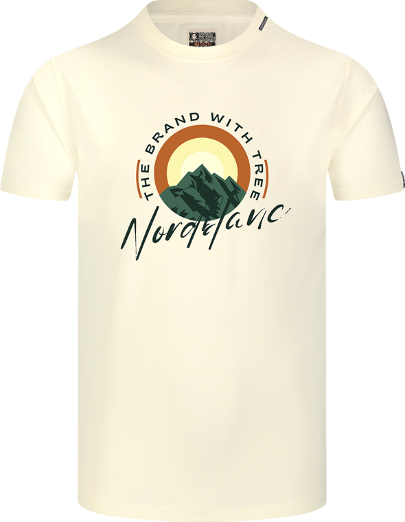 Herren Baumwolle T-Shirt weiß SUNRISE
